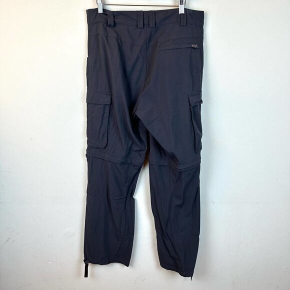 Helly Hanson Grey Convertible Hiking Pants Men’s 32 x 32 - Picture 7 of 10